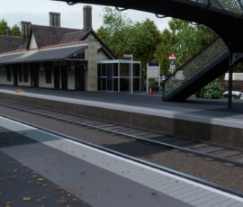 birnam and dunkeld train station exterior virtual model